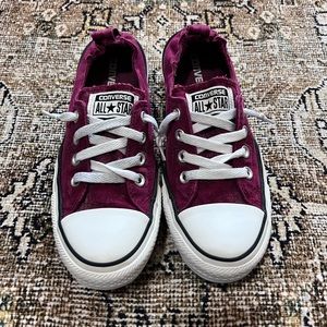 Converse All Star Chuck Taylor Shoreline Maroon tennis shoes